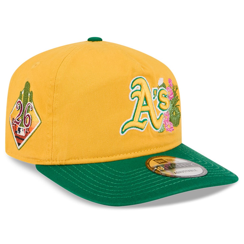 Oakland Athletics MLB 19Twenty Spring Training New Era Yellow/Green Official Team Hat Sports Fan Cap Official MLB Team Hat Baseball Fan Cap