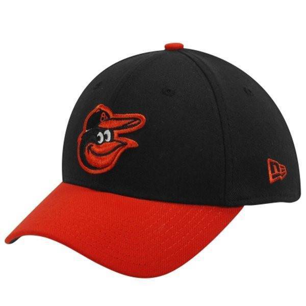 New Era Baltimore Orioles Black/Orange Team Classic Road 39THIRTY Flex Cap Official Team Hat Sports Fan Cap Official MLB Team Hat Baseball Fan Cap