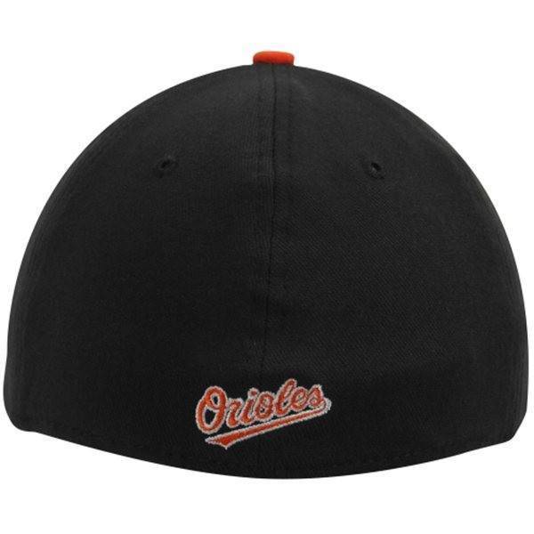 New Era Baltimore Orioles Black/Orange Team Classic Road 39THIRTY Flex Cap Official Team Hat Sports Fan Cap Official MLB Team Hat Baseball Fan Cap