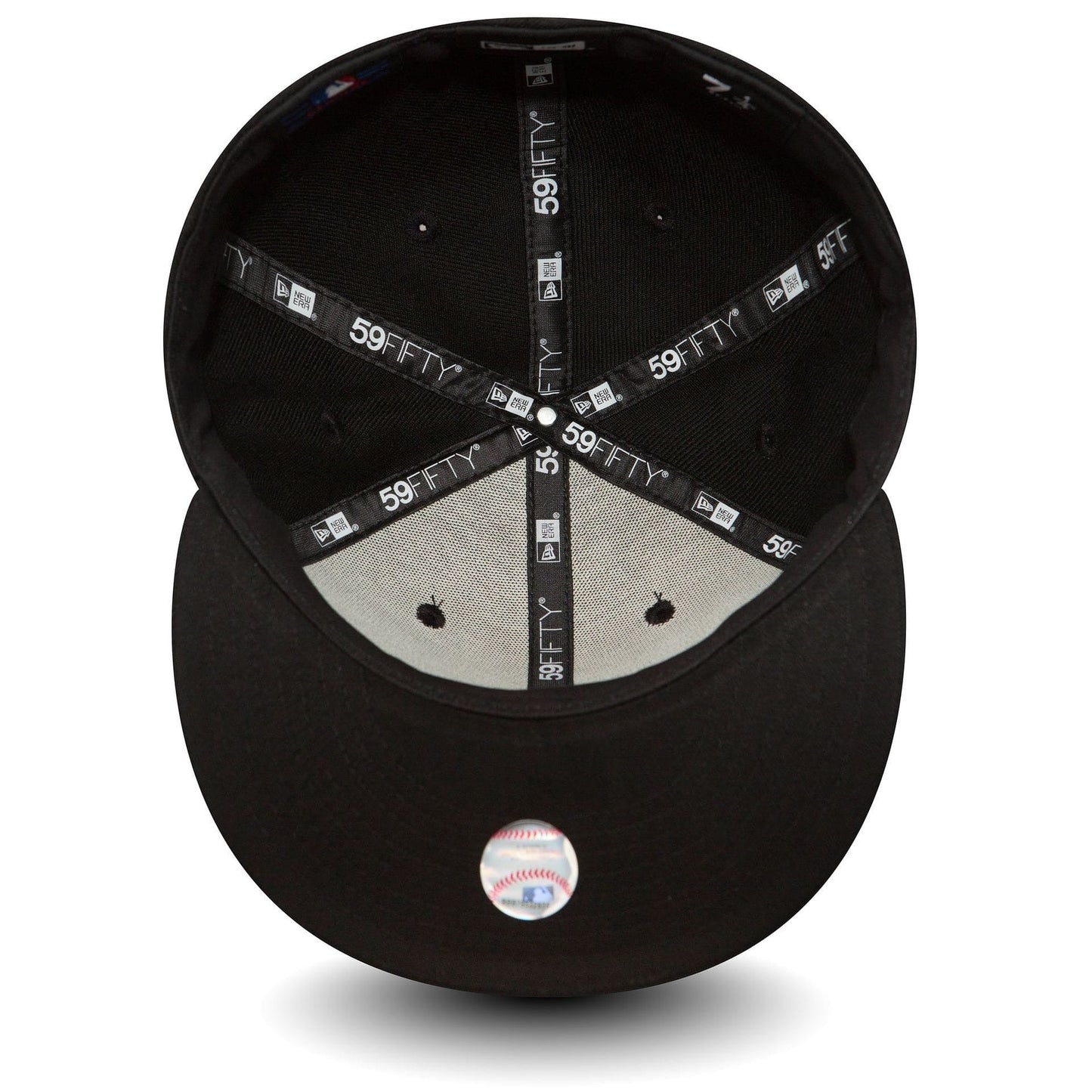 Atlanta Braves MLB League Essential 59FIFTY Fitted New Era Black/White Official Team Hat Sports Fan Cap Official MLB Team Hat Baseball Fan Cap