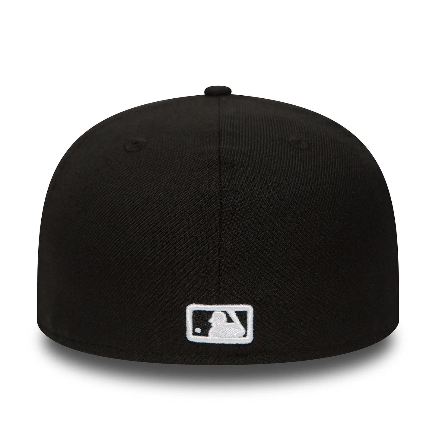 Atlanta Braves MLB League Essential 59FIFTY Fitted New Era Black/White Official Team Hat Sports Fan Cap Official MLB Team Hat Baseball Fan Cap