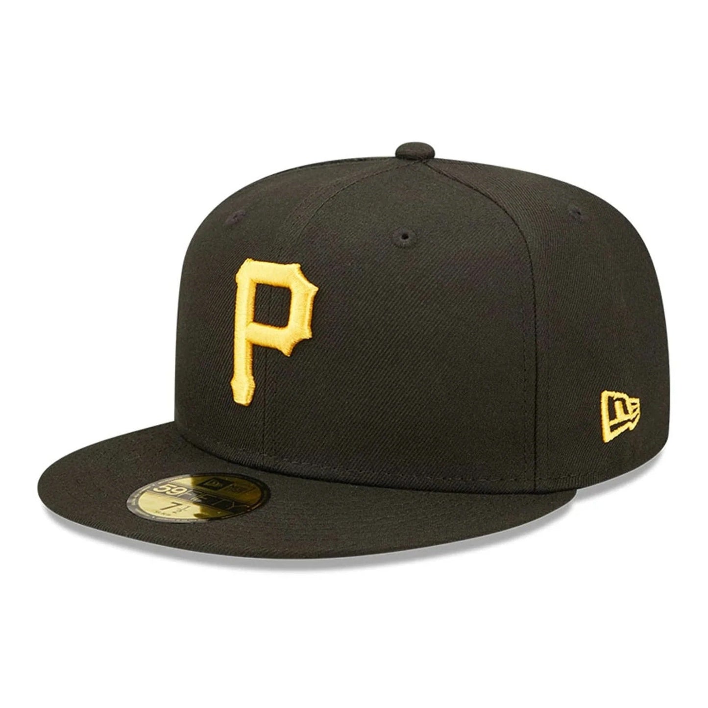 Pittsburgh Pirates MLB AC Perf 59FIFTY Fitted New Era Black/Yellow Official Team Hat Sports Fan Cap Official MLB Team Hat Baseball Fan Cap