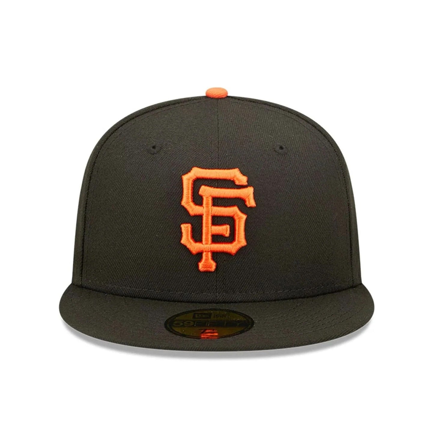 San Francisco Giants MLB AC Perf 59FIFTY Fitted New Era Black/Orange Official Team Hat Sports Fan Cap Official MLB Team Hat Baseball Fan Cap