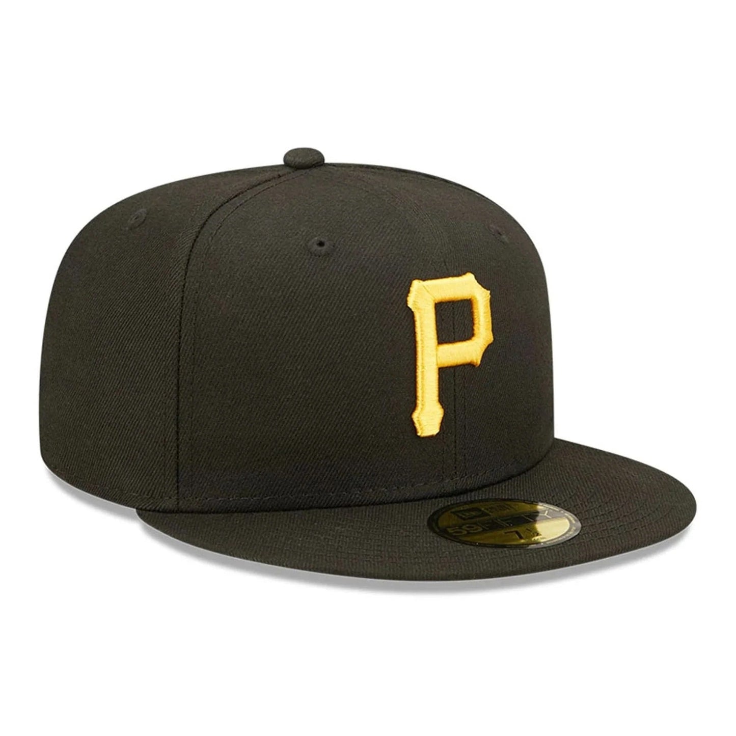 Pittsburgh Pirates MLB AC Perf 59FIFTY Fitted New Era Black/Yellow Official Team Hat Sports Fan Cap Official MLB Team Hat Baseball Fan Cap