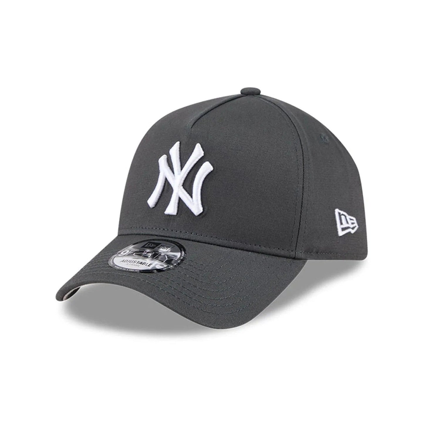 New York Yankees MLB Script A-Frame Snapback New Era Grey Official Sports Fan Gear MLB Fan Gear Popular Style
