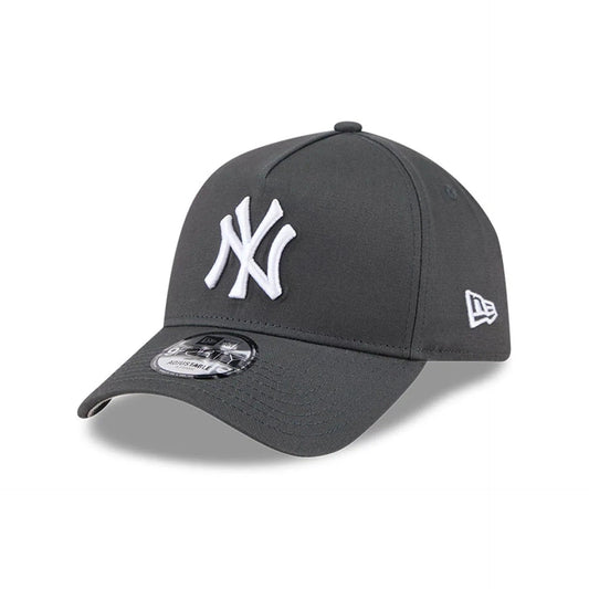 New York Yankees MLB Script A-Frame Snapback New Era Grey Official Sports Fan Gear MLB Fan Gear Popular Style