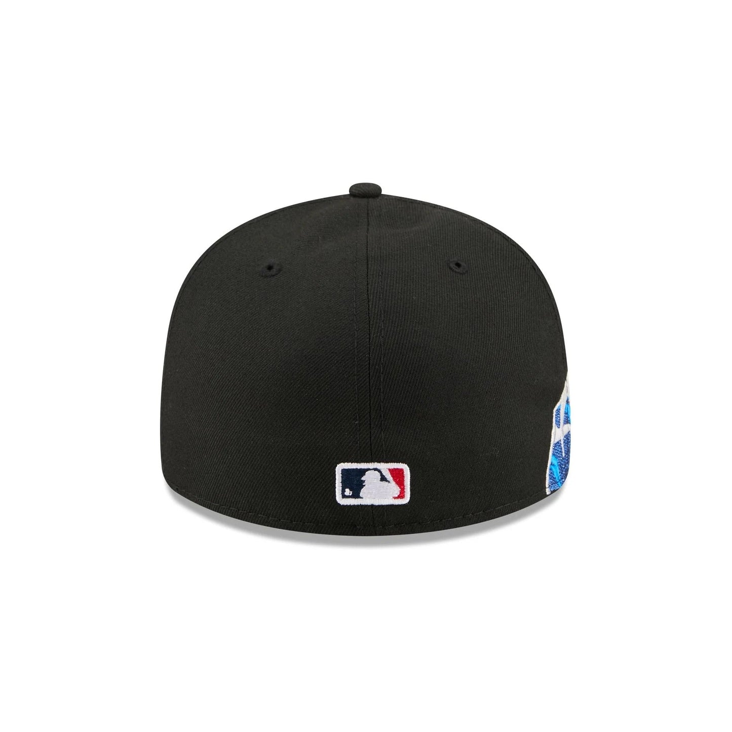 Atlanta Braves MLB Waves 59FIFTY Fitted New Era Black/White Official Team Hat Sports Fan Cap Official MLB Team Hat Baseball Fan Cap