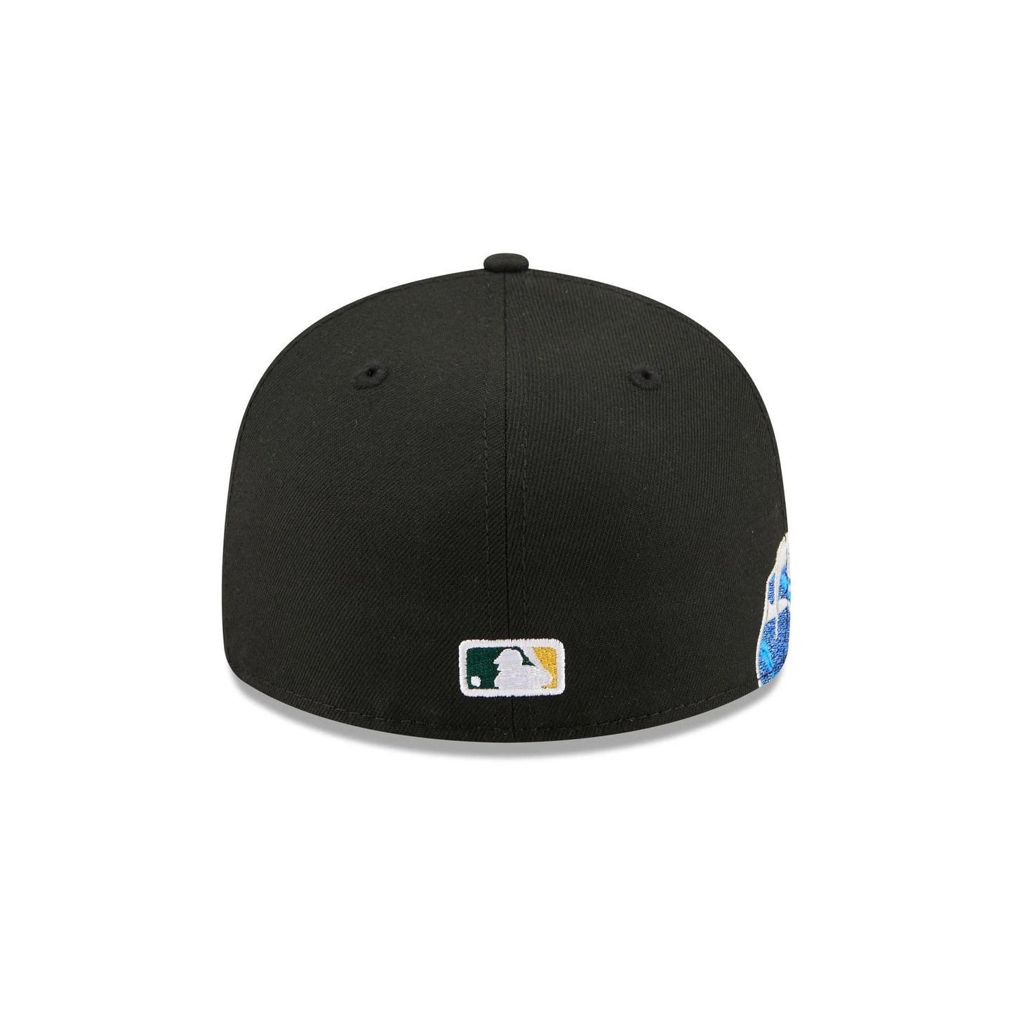 Oakland Athletics MLB Waves 59FIFTY Fitted New Era Black/White Official Team Hat Sports Fan Cap Official MLB Team Hat Baseball Fan Cap