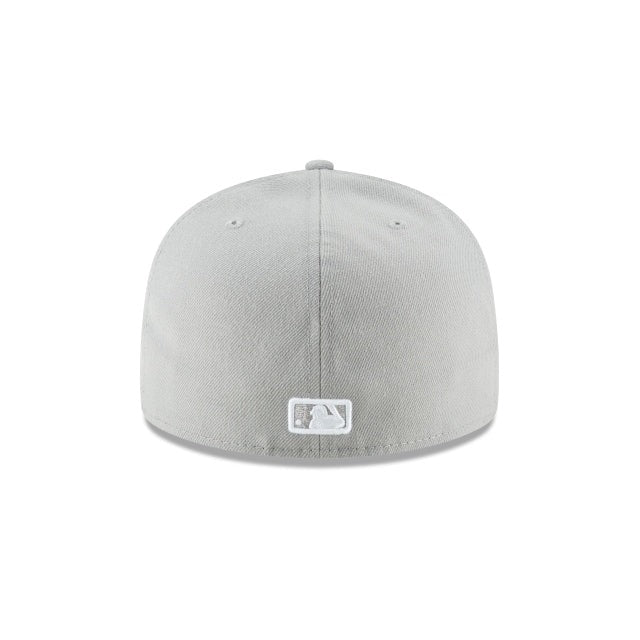 New York Yankees MLB Basic 59Fifty Fitted New Era Grey/White Official Team Hat Sports Fan Cap Official MLB Team Hat Baseball Fan Cap