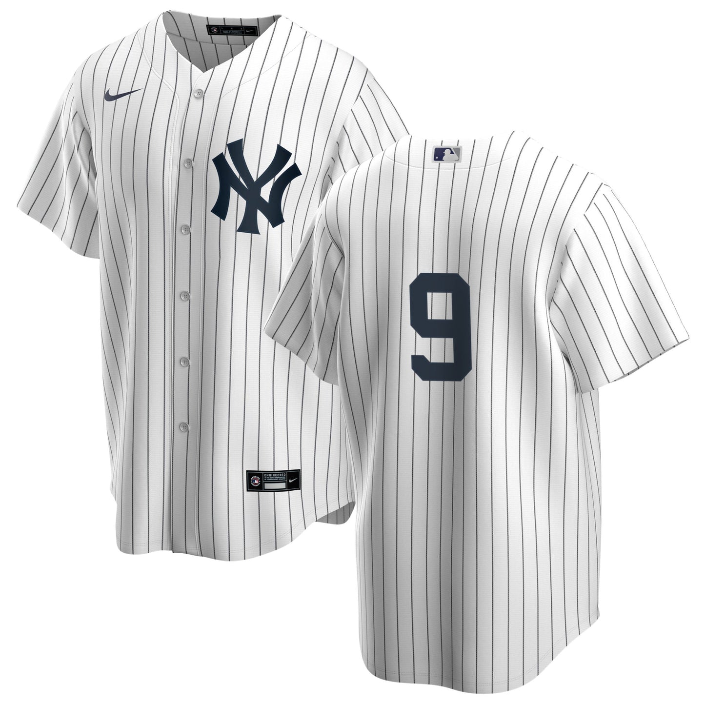 Men's Nike Craig Nettles #9 White New York Yankees Home Official Replica Player Jersey Official Team Jersey Sports Fan Apparel Official MLB Team Jerse