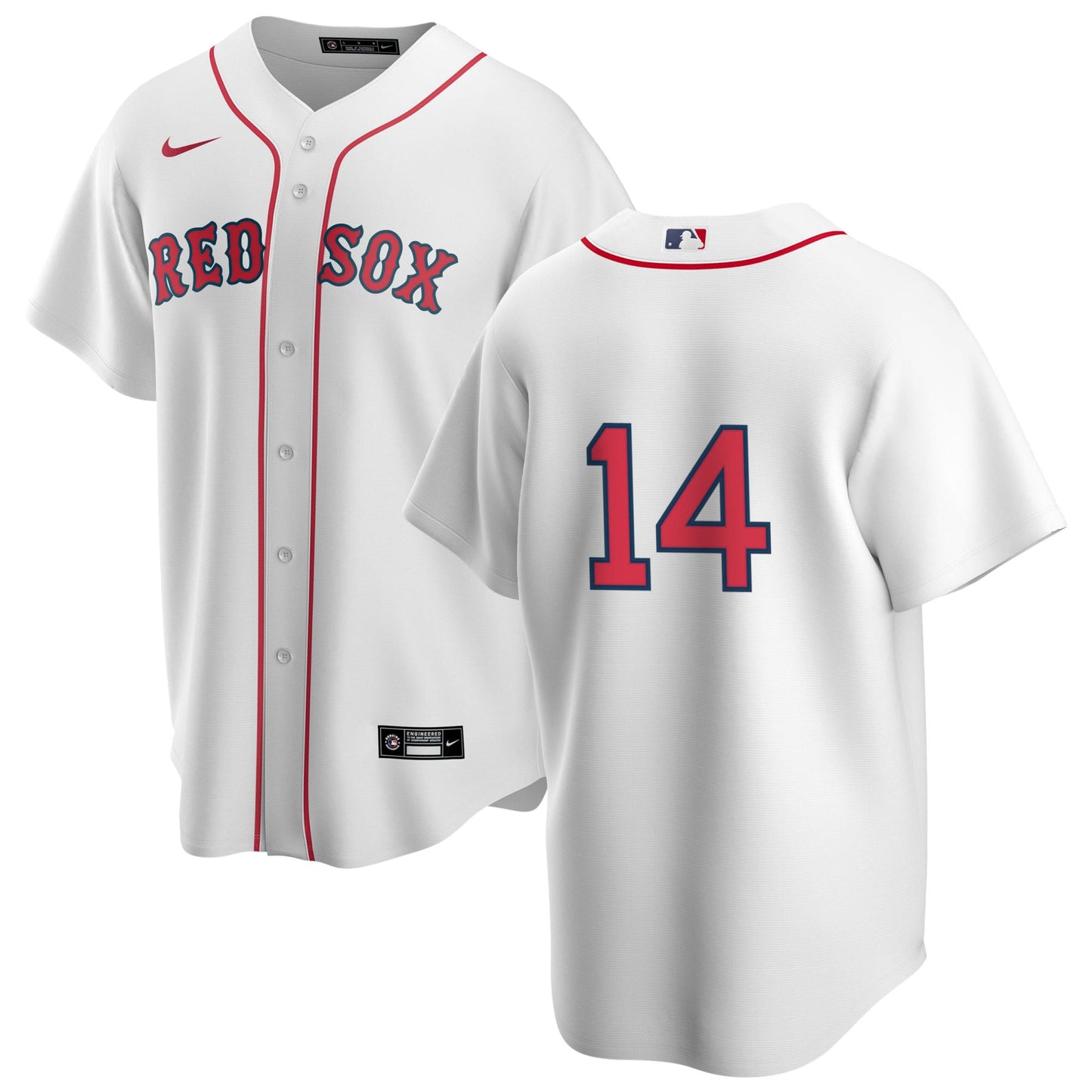 Men's Nike Boston Red Sox Jim Rice #14 Home Official Replica Player Jersey Official Team Jersey Sports Fan Apparel Official MLB Team Jersey Baseball F