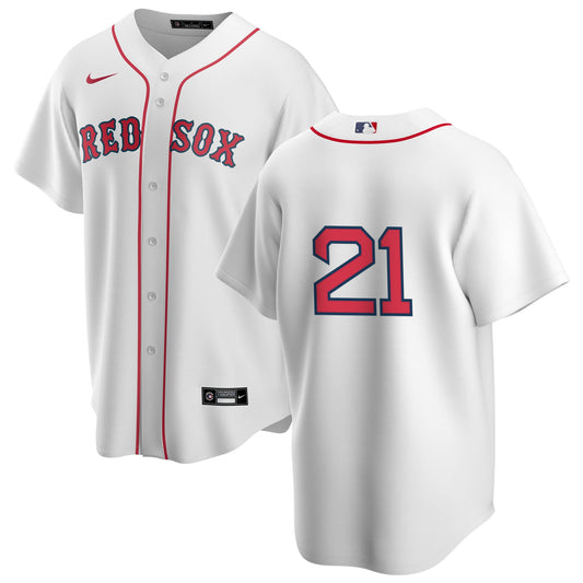 Men's Nike Boston Red Sox Roger Clemens #21 Home Official Replica Player Jersey Official Team Jersey Sports Fan Apparel Official MLB Team Jersey Baseb