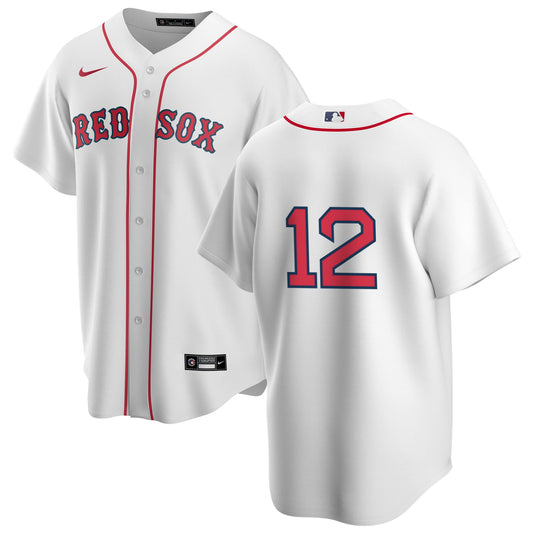 Men's Nike Boston Red Sox Mike Napoli #12 Home Official Replica Player Jersey Official Team Jersey Sports Fan Apparel Official MLB Team Jersey Basebal