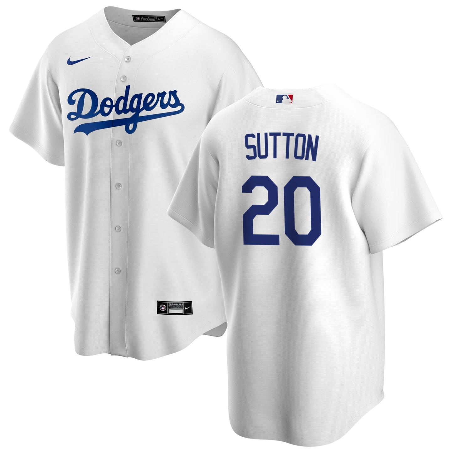 Men's Don Sutton Los Angeles Dodgers Nike White Home Replica Team Jersey Official Team Jersey Sports Fan Apparel Official MLB Team Jersey Baseball Fan