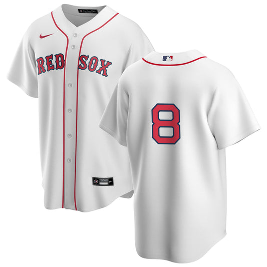 Men's Nike Boston Red Sox Carl Yastrzemski #8 Home Official Replica Player Jersey Official Team Jersey Sports Fan Apparel Official MLB Team Jersey Bas