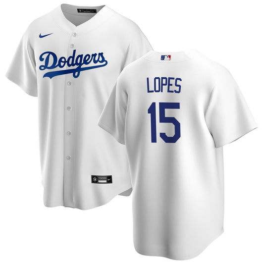 Men's Davey Lopes Los Angeles Dodgers Nike White Home Replica Team Jersey Official Team Jersey Sports Fan Apparel Official MLB Team Jersey Baseball Fa