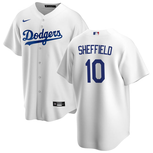 Men's Gary Sheffield Los Angeles Dodgers Nike White Home Replica Team Jersey Official Team Jersey Sports Fan Apparel Official MLB Team Jersey Baseball