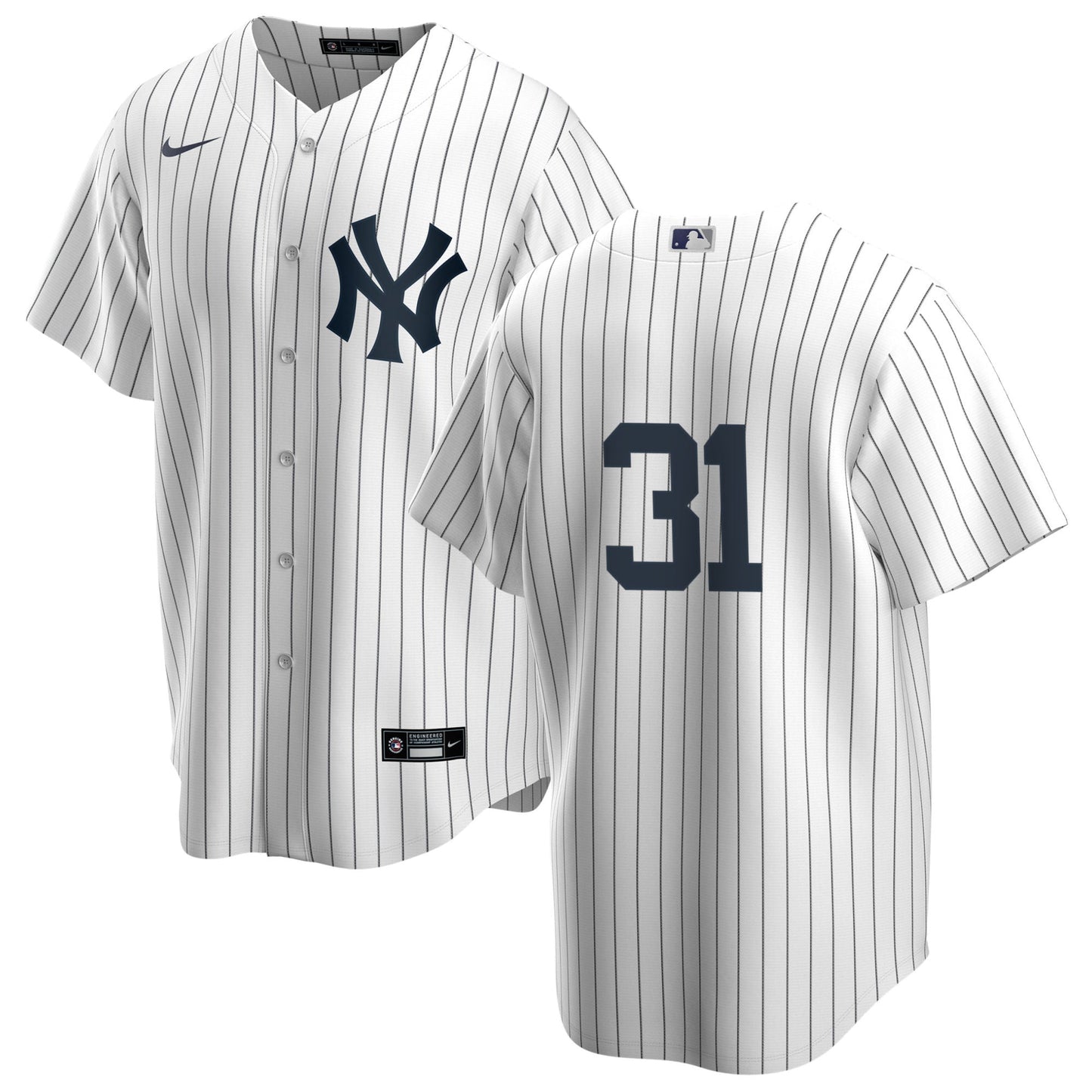 Men's Nike Dave Winfield #31 White New York Yankees Home Official Replica Player Jersey Official Team Jersey Sports Fan Apparel Official MLB Team Jers