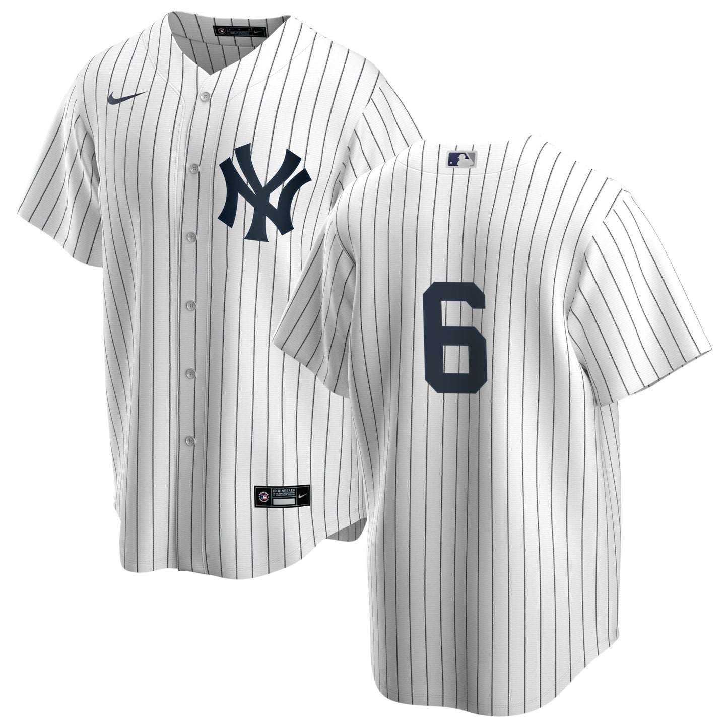 Men's Nike Roy White #6 White New York Yankees Home Official Replica Player Jersey Official Team Jersey Sports Fan Apparel Official MLB Team Jersey Ba