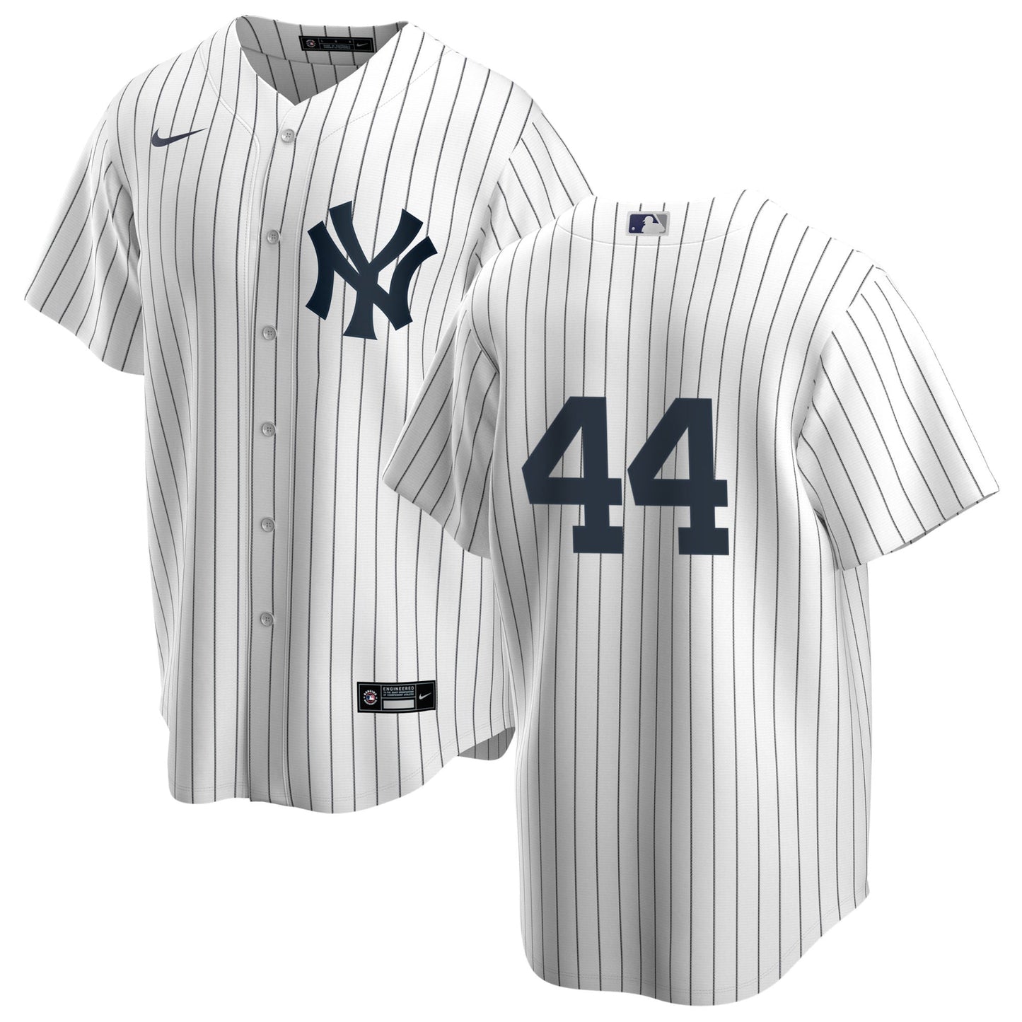 Men's Nike Reggie Jackson #44 White New York Yankees Home Official Replica Player Jersey Official Team Jersey Sports Fan Apparel Official MLB Team Jer