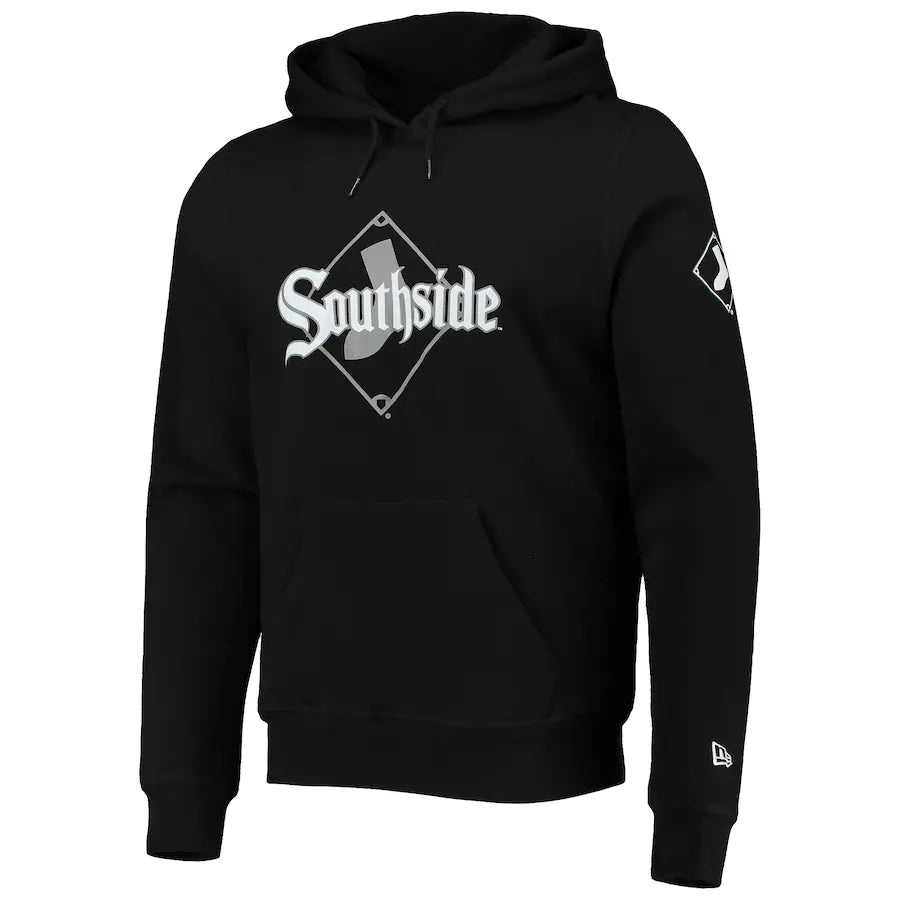 Chicago White Sox New Era City Connect Pullover Hoodie Black MLB Fan Gear Popular Style