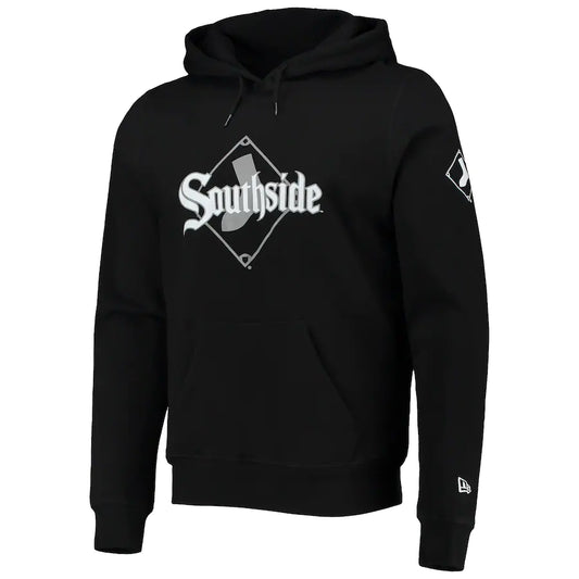 Chicago White Sox New Era City Connect Pullover Hoodie Black MLB Fan Gear Popular Style