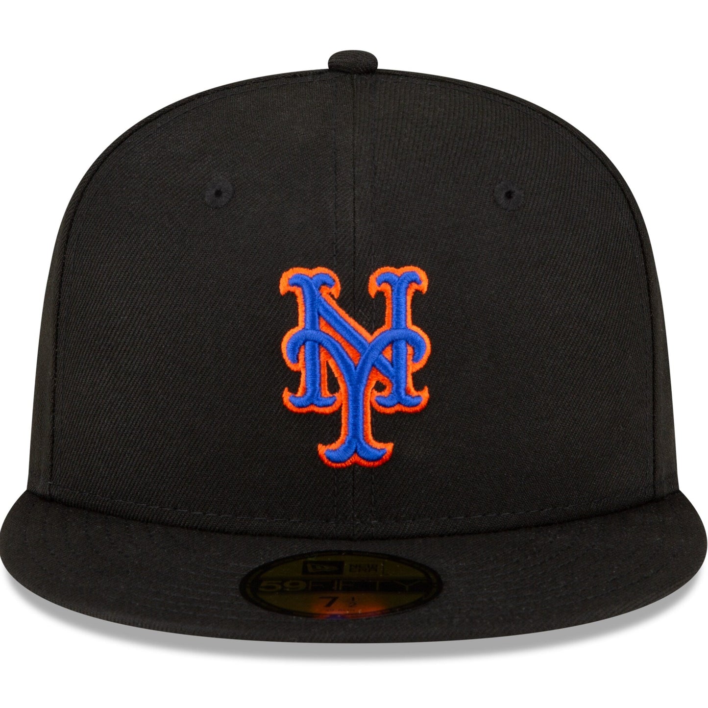 Men's New York Mets New Era Black Alternate Authentic Collection On Field 59FIFTY Fitted Hat Official Team Hat Sports Fan Cap Official MLB Team Hat Ba