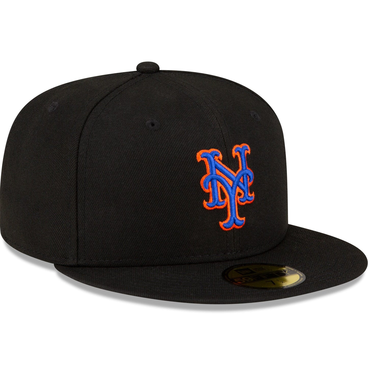 Men's New York Mets New Era Black Alternate Authentic Collection On Field 59FIFTY Fitted Hat Official Team Hat Sports Fan Cap Official MLB Team Hat Ba