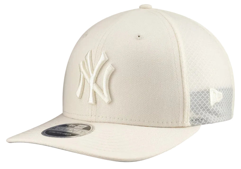 Men's New York Yankees New Era Light Beige Color Pack 9SEVENTY Trucker Adjustable Hat Official Team Hat Sports Fan Cap Official MLB Team Hat Baseball