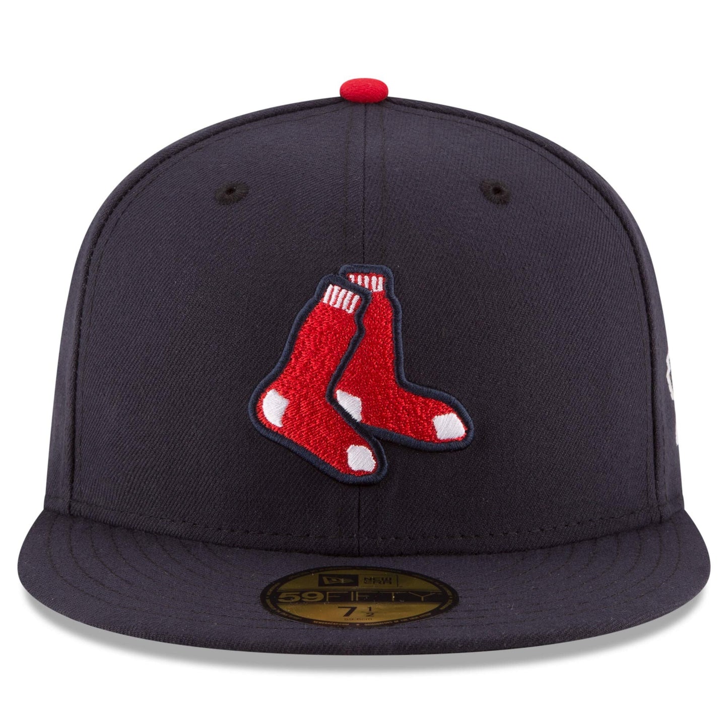 Men's Boston Red Sox New Era Navy Alternate Game Authentic Collection On-Field 59FIFTY Fitted Hat Official Team Hat Sports Fan Cap Official MLB Team H