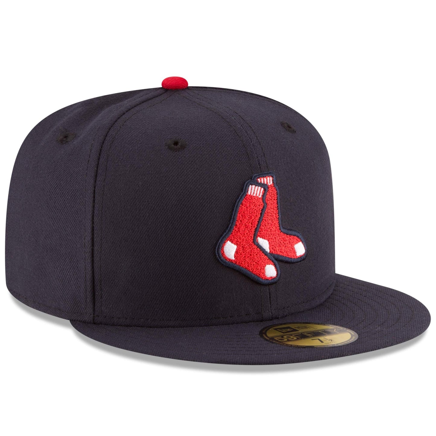 Men's Boston Red Sox New Era Navy Alternate Game Authentic Collection On-Field 59FIFTY Fitted Hat Official Team Hat Sports Fan Cap Official MLB Team H