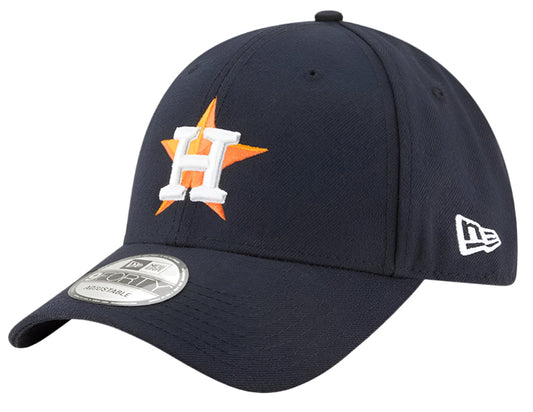 Houston Astros Men's New Era Navy Home The League Alternate 9FORTY Adjustable Hat Official Team Hat Sports Fan Cap Official MLB Team Hat Baseball Fan