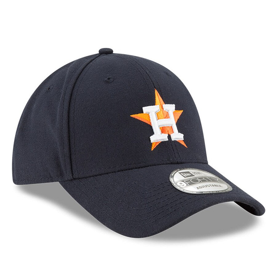Houston Astros Men's New Era Navy Home The League Alternate 9FORTY Adjustable Hat Official Team Hat Sports Fan Cap Official MLB Team Hat Baseball Fan