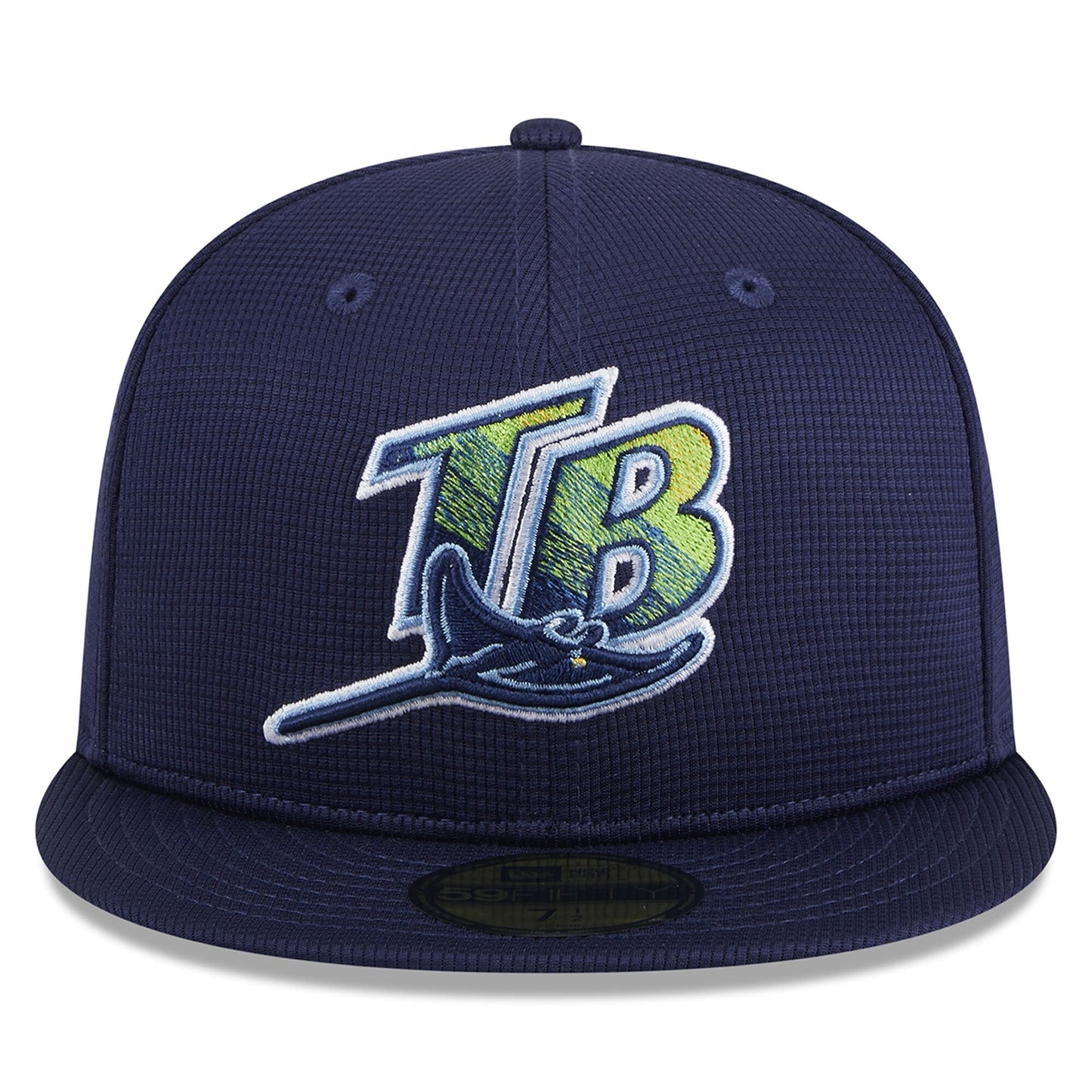 Men's Tampa Bay Rays Navy 2024 Batting Practice 59FIFTY Fitted Hat Official Team Hat Sports Fan Cap Official MLB Team Hat Baseball Fan Cap