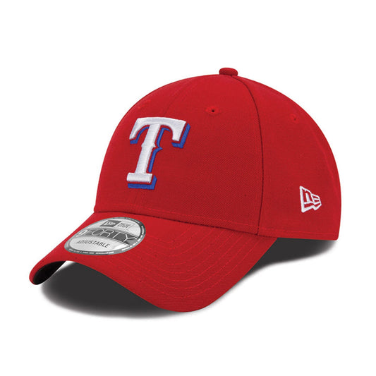 Men's Texas Rangers New Era Red League 9FORTY Adjustable Hat Official Team Hat Sports Fan Cap Official MLB Team Hat Baseball Fan Cap