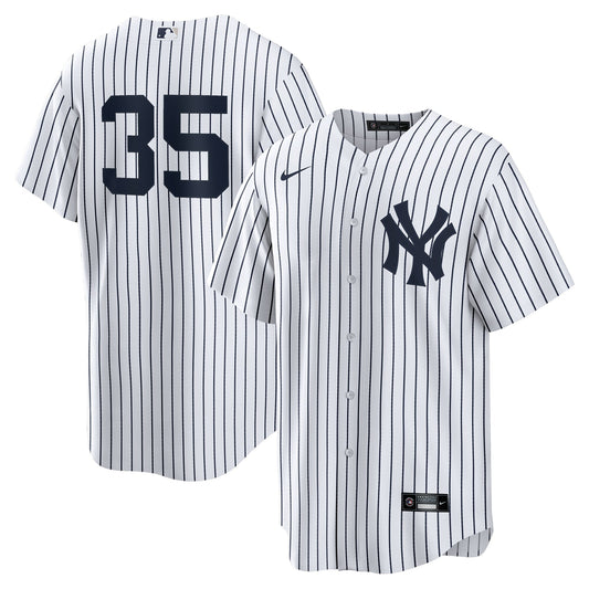 Men's Nike Cody Bellinger #35 White New York Yankees Home Official Replica Player Jersey Official Team Jersey Sports Fan Apparel Official MLB Team Jer