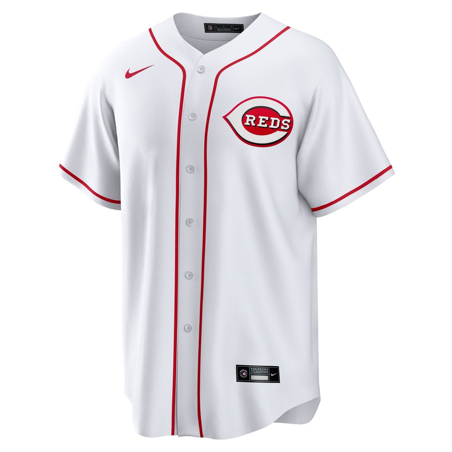 Men's Cincinnati Reds Elly De La Cruz Nike White Home Replica Jersey Official Team Jersey Sports Fan Apparel Official MLB Team Jersey Baseball Fan App