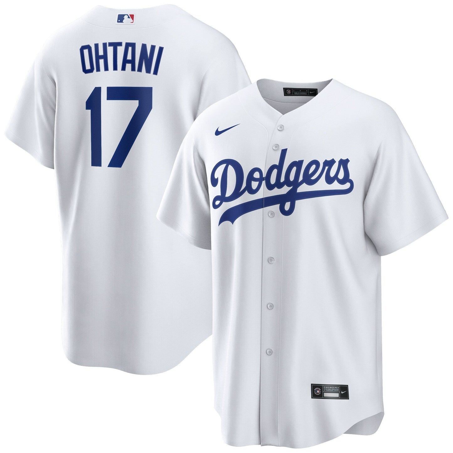 Men's Shohei Ohtani Los Angeles Dodgers Nike White Home Replica Team Jersey Official Team Jersey Sports Fan Apparel Official MLB Team Jersey Baseball