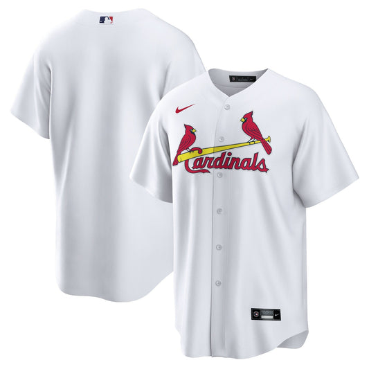 Men's St. Louis Cardinals Nike White Home Blank Replica Jersey Official Team Jersey Sports Fan Apparel Official MLB Team Jersey Baseball Fan Apparel