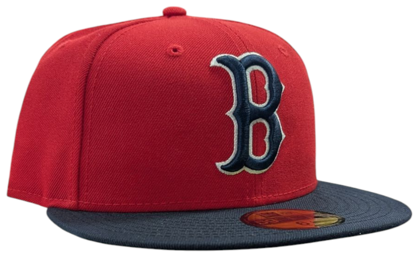 Boston Red Sox Cooperstown Collection 1975 New Era Classics 2 Tone Scarlet/Red 59FIFTY Fitted Hat Official Team Hat Sports Fan Cap Official MLB Team H
