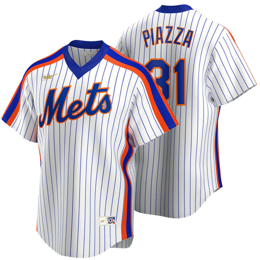 Men's Nike Mike Piazza New York Mets Cooperstown Collection Royal Pinstripe Replica Jersey Official Team Jersey Sports Fan Apparel Official MLB Team J