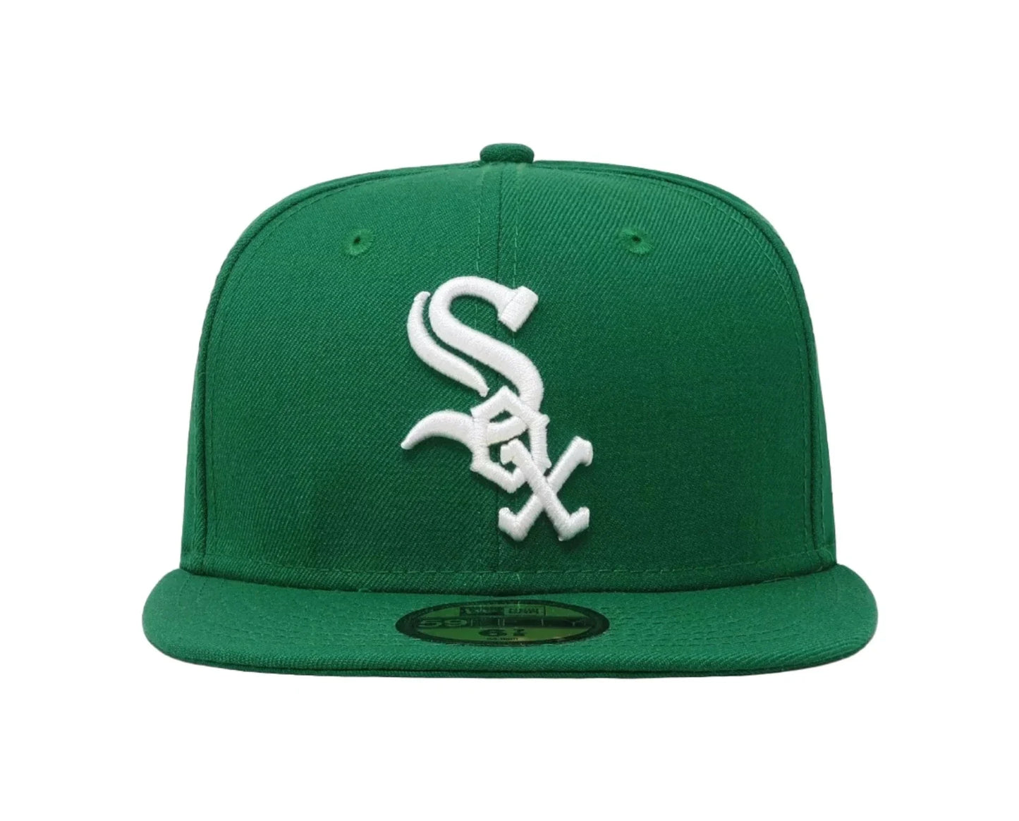 Chicago White Sox New Era Kelly Green Halfway To St. Patrick's Day 59FIFTY Fitted Hat Official Team Hat Sports Fan Cap Official MLB Team Hat Baseball