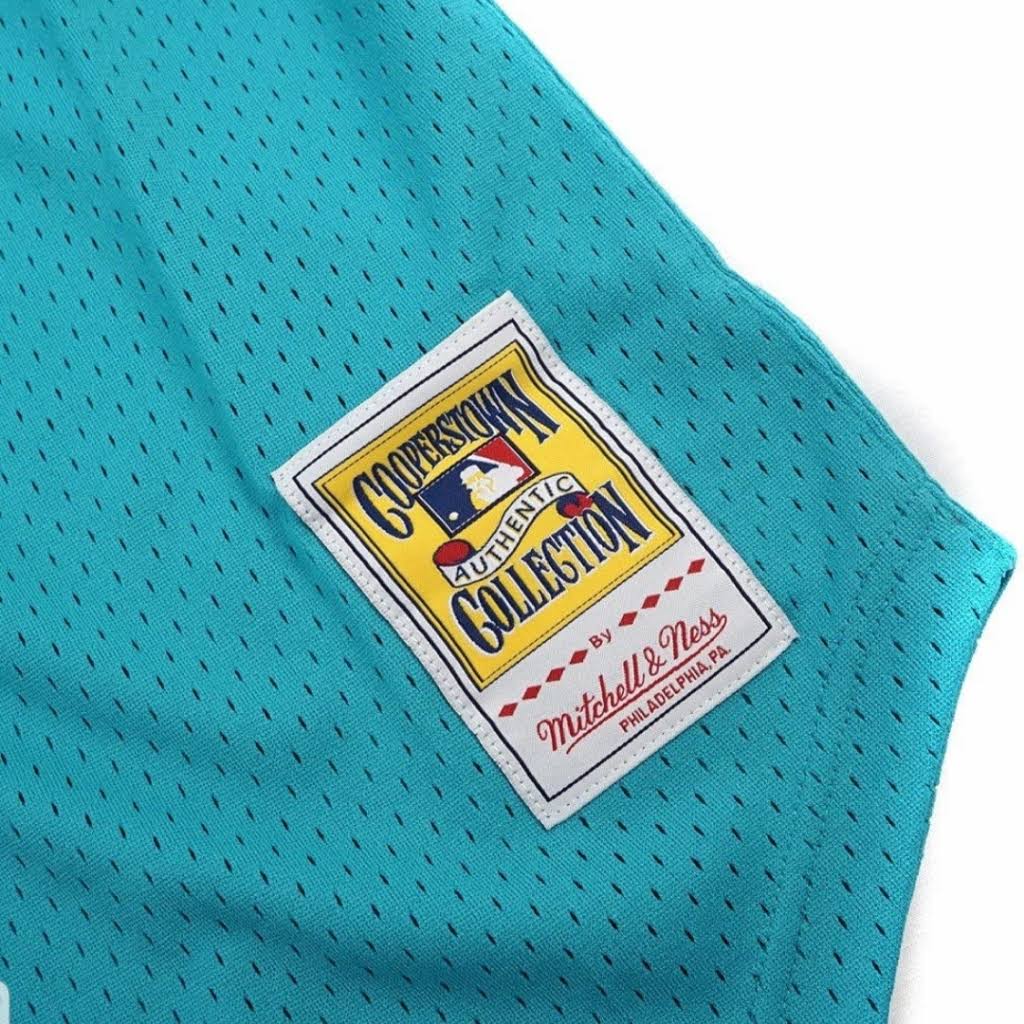 Men's Florida Marlins Andre Dawson 1995 Mitchell & Ness Teal Fashion Cooperstown Collection Mesh Batting Practice Jersey Official Team Jersey Sports F