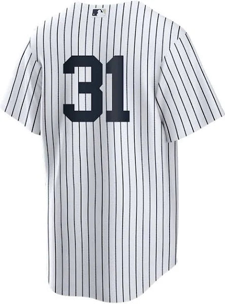 Men's Nike Ichiro Suzuki #31 White New York Yankees Home Official Replica Player Jersey Official Team Jersey Sports Fan Apparel Official MLB Team Jers