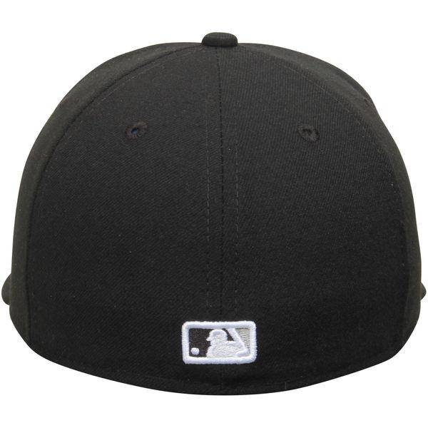 Men's Chicago White Sox New Era Black Game Authentic Collection On-Field 59FIFTY Fitted Hat Official Team Hat Sports Fan Cap Official MLB Team Hat Bas