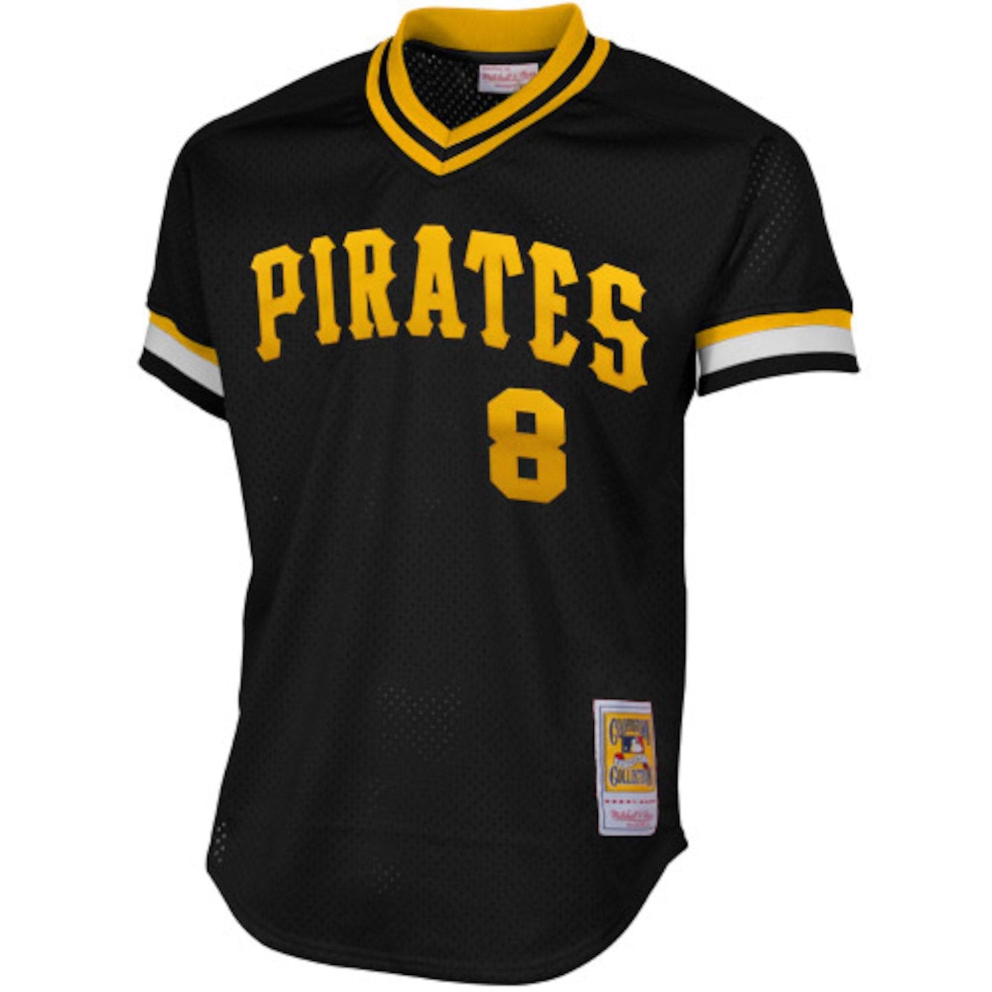 Men's Pittsburgh Pirates Willie Stargell Mitchell & Ness Black 1982 Authentic Cooperstown Collection Mesh Batting Practice Jersey Official Team Jersey