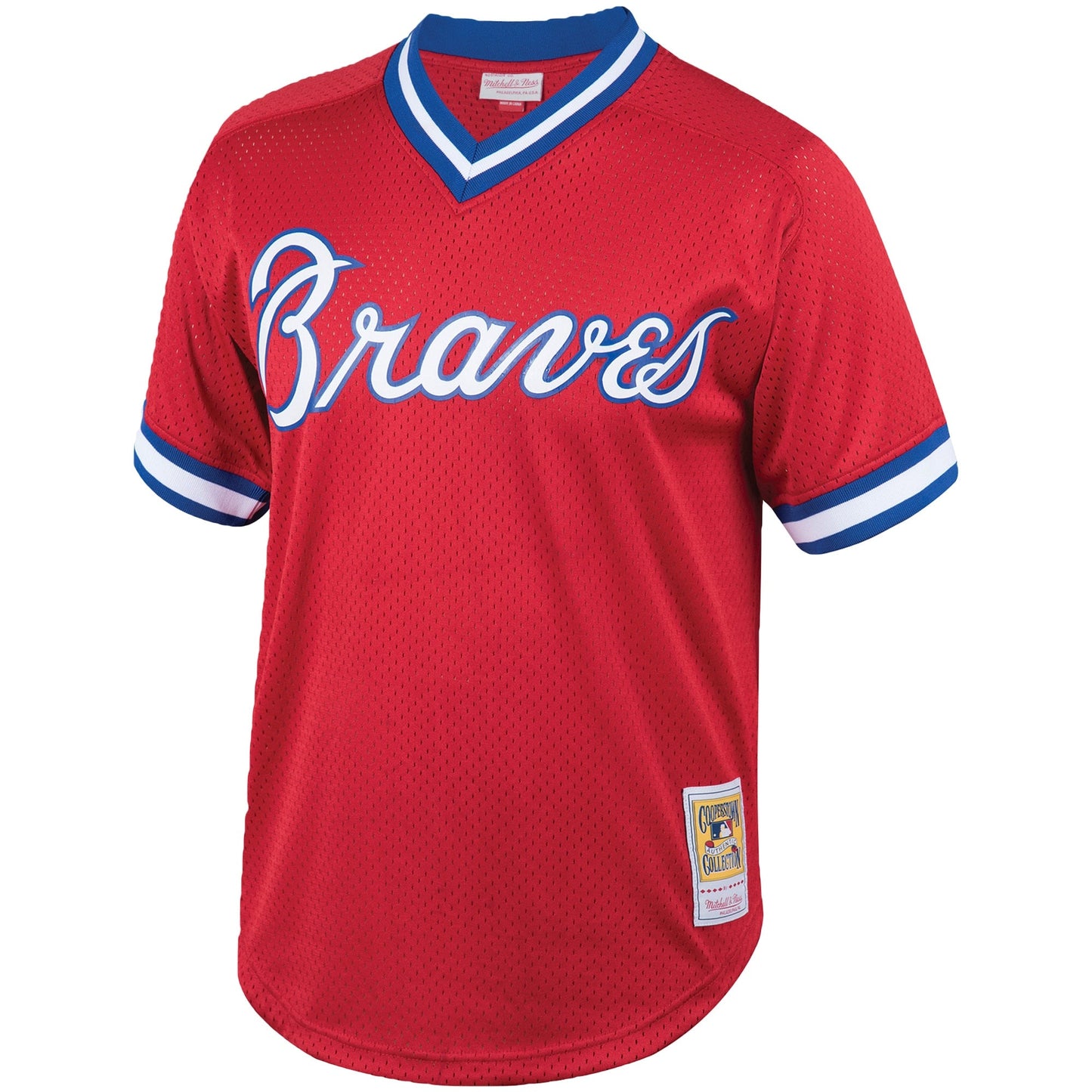 Men's Dale Murphy Atlanta Braves Mitchell & Ness Cooperstown Collection Authentic Batting Practice Jersey - Red Official Team Jersey Sports Fan Appare
