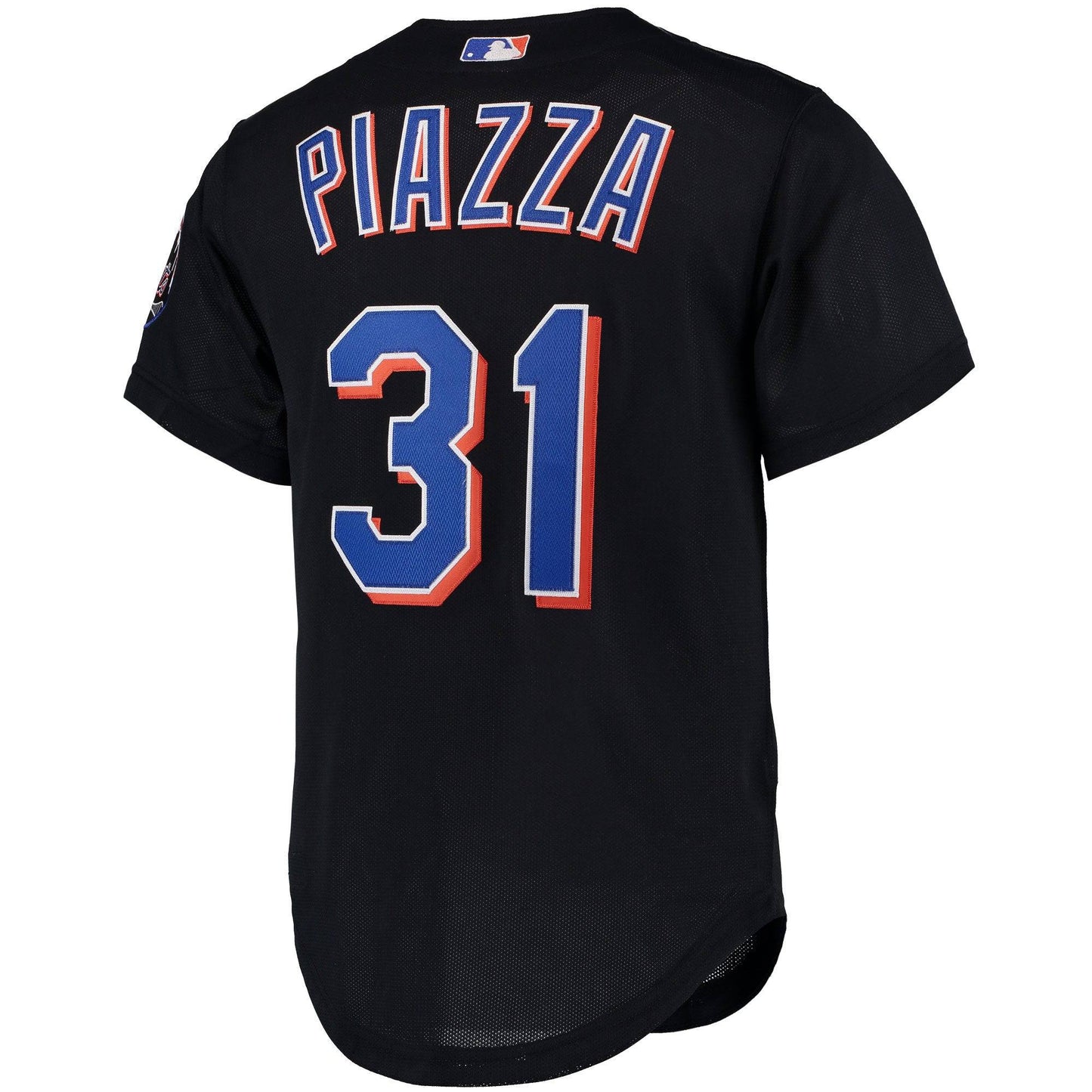 Men's New York Mets Mike Piazza Mitchell & Ness Black Cooperstown Collection Mesh Batting Practice Jersey Official Team Jersey Sports Fan Apparel Offi