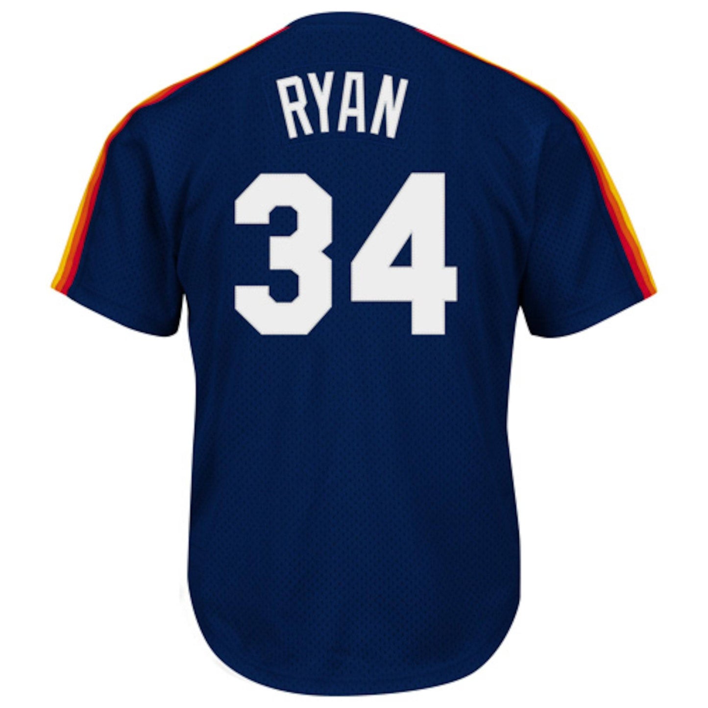 Men's Houston Astros Nolan Ryan Mitchell & Ness Navy 1988 Authentic Cooperstown Collection Mesh Batting Practice Jersey Official Team Jersey Sports Fa
