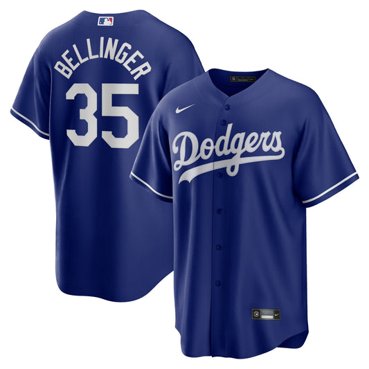 Men's Los Angeles Dodgers Cody Bellinger Nike Royal Alternate Replica Player Name Jersey Official Team Jersey Sports Fan Apparel Official MLB Team Jer